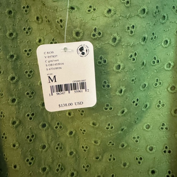 Free People Green Puff Sleeve Sundress - Picture 3 of 4